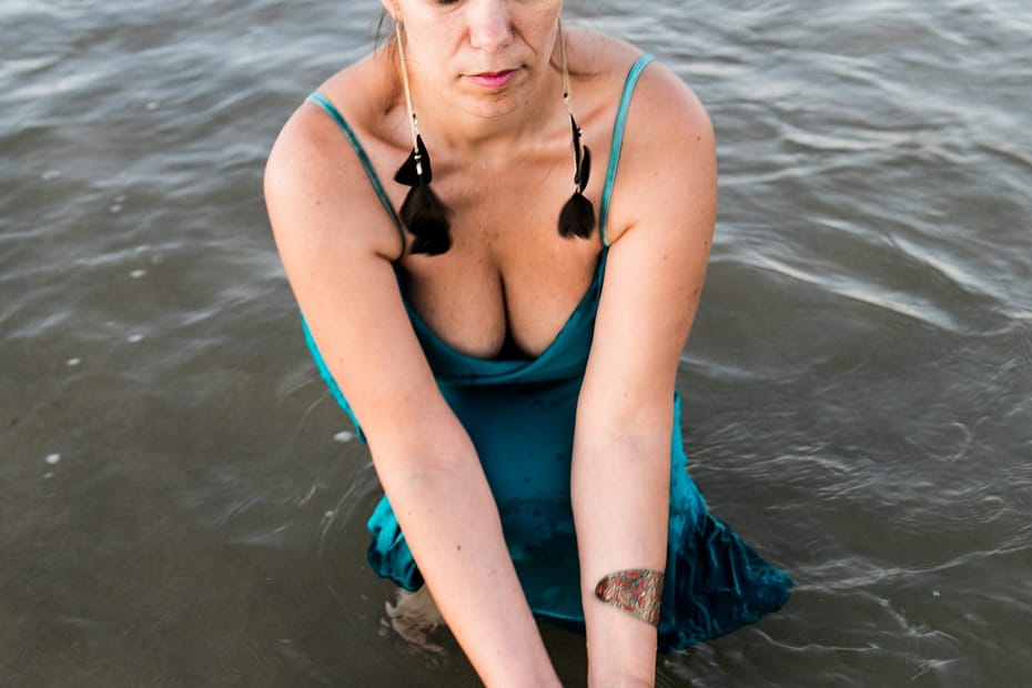 RivaJazz receiving water blessings